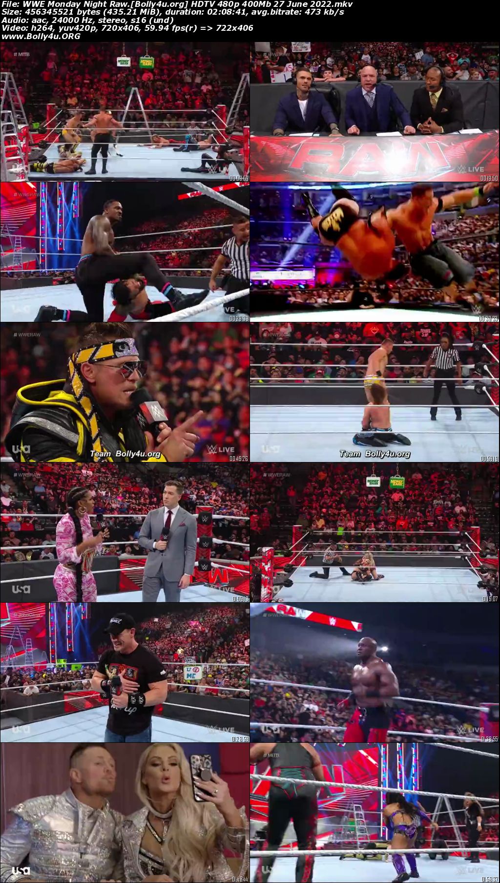 WWE Monday Night Raw HDTV 480p 400Mb 27 June 2022 Download WWE Monday Night Raw HDTV 480p 400Mb 27 June 2022 Download