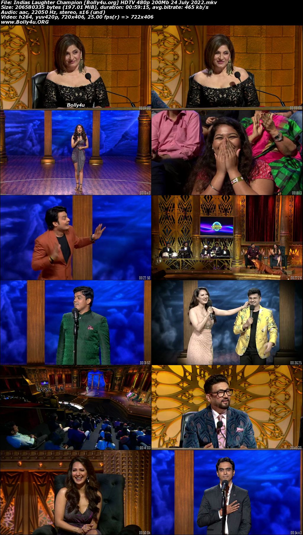 Indias Laughter Champion HDTV 480p 200Mb 24 July 2022 Download Indias Laughter Champion HDTV 480p 200Mb 24 July 2022 Download