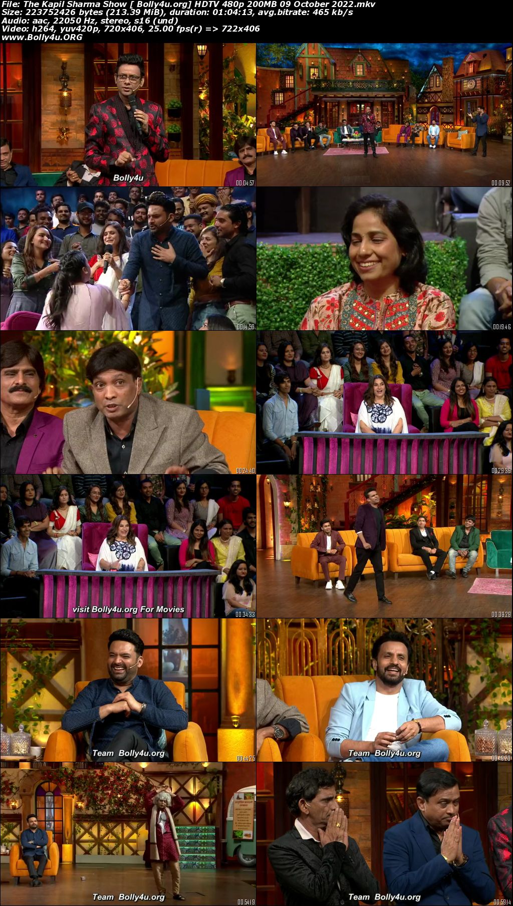 The Kapil Sharma Show HDTV 480p 200MB 09 October 2022 Download The Kapil Sharma Show HDTV 480p 200MB 09 October 2022 Download