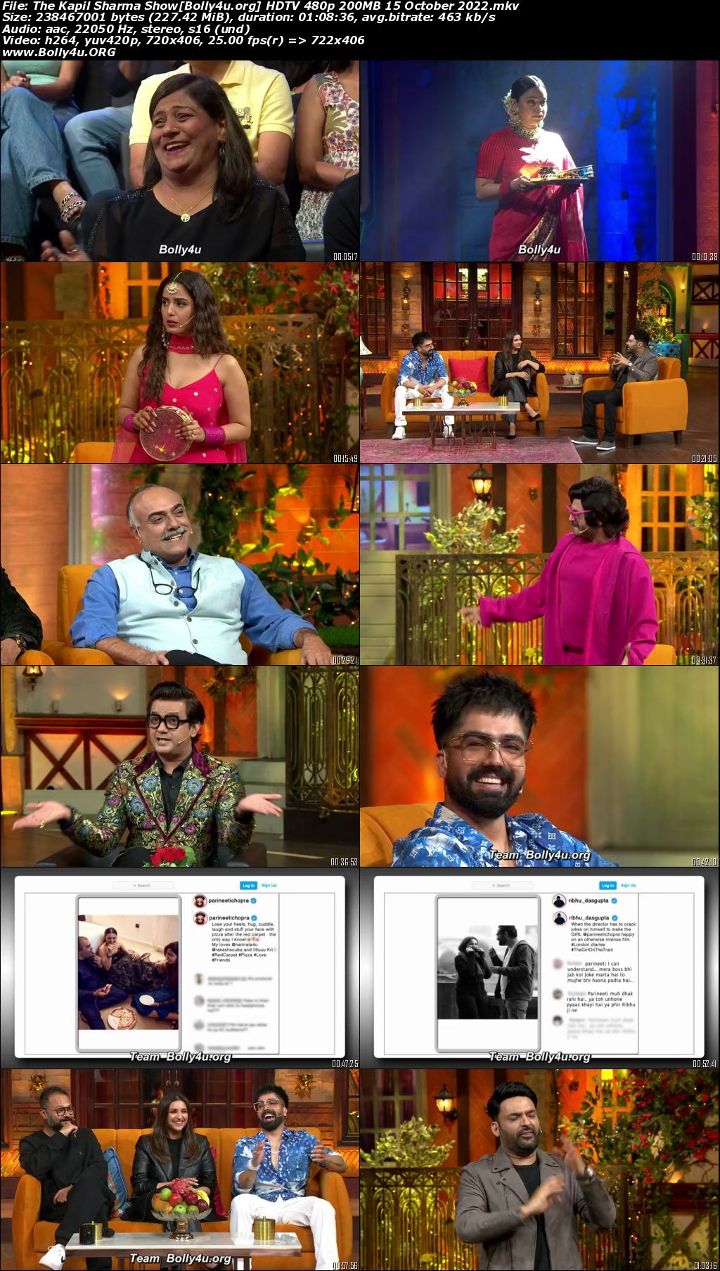 The Kapil Sharma Show HDTV 480p 200MB 15 October 2022 Download The Kapil Sharma Show HDTV 480p 200MB 15 October 2022 Download
