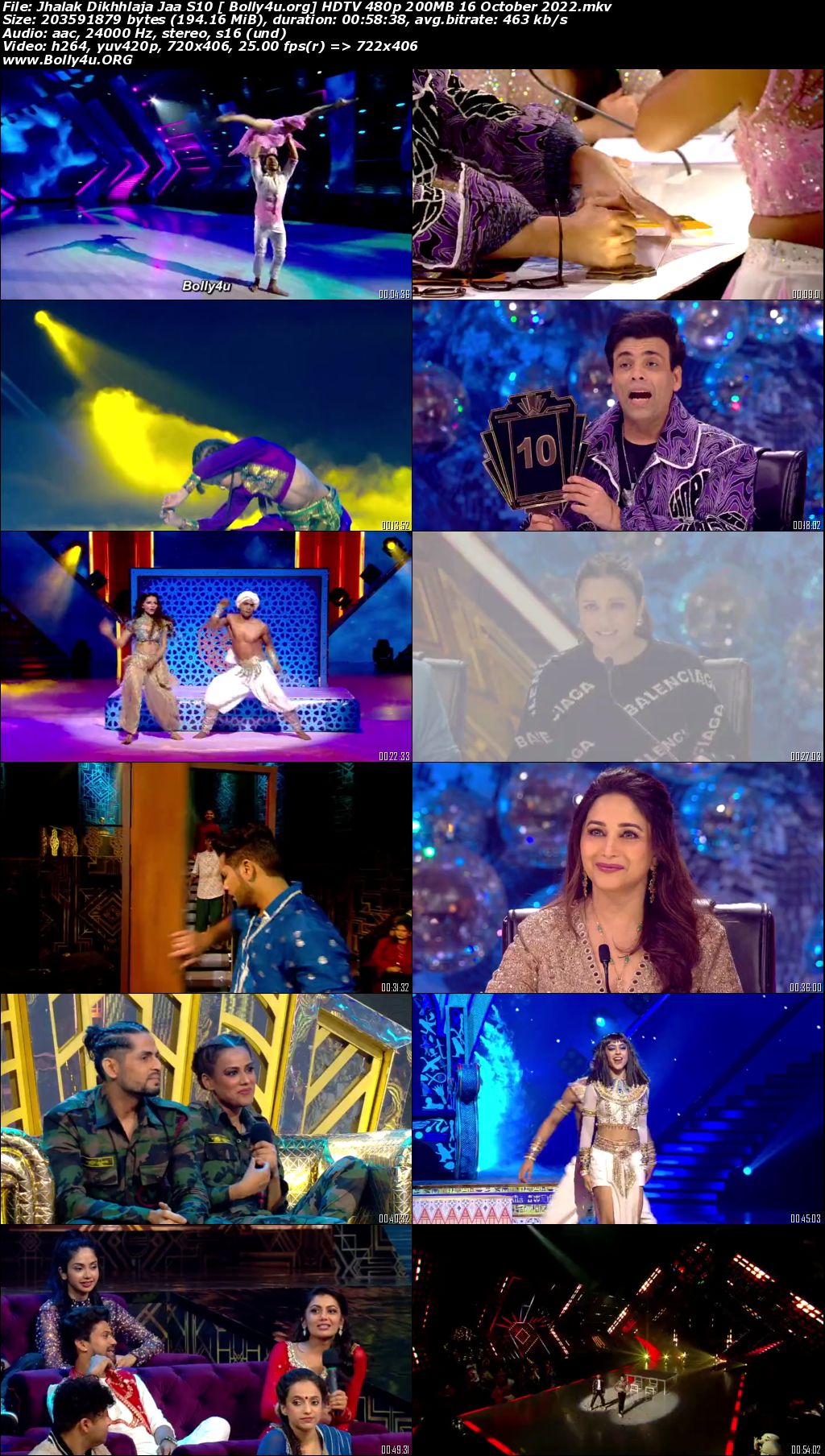 Jhalak Dikhhlaja Jaa S10 HDTV 480p 200MB 16 October 2022 Download Jhalak Dikhhlaja Jaa S10 HDTV 480p 200MB 16 October 2022 Download