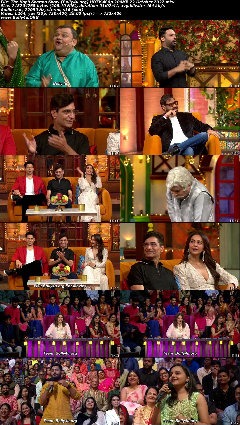 The Kapil Sharma Show HDTV 480p 200MB 22 October 2022 Download The Kapil Sharma Show HDTV 480p 200MB 22 October 2022 Download