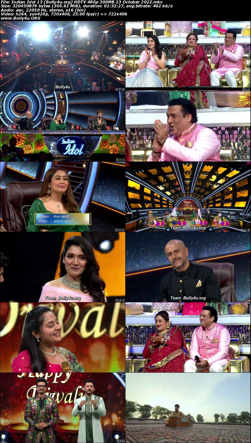 Indian Idol 13 HDTV 480p 300MB 23 October 2022 Download Indian Idol 13 HDTV 480p 300MB 23 October 2022 Download