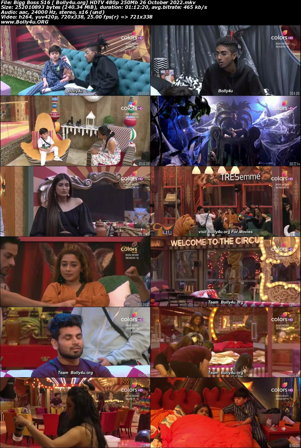 Bigg Boss S16 HDTV 480p 250Mb 26 October 2022 Download Bigg Boss S16 HDTV 480p 250Mb 26 October 2022 Download