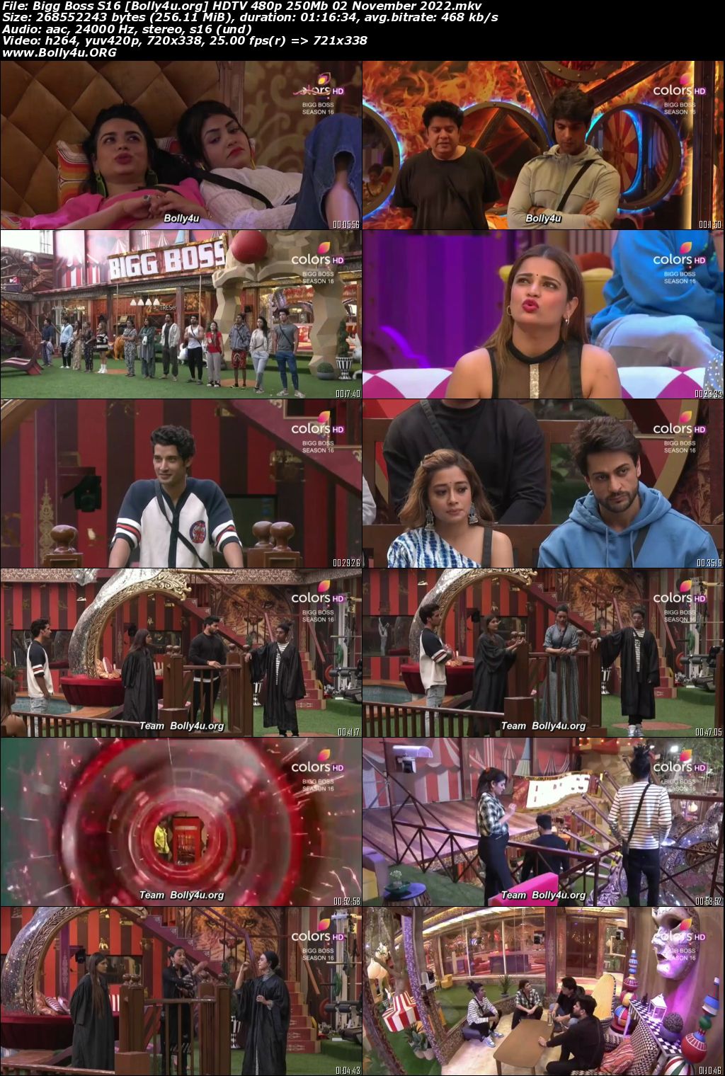 Bigg Boss S16 HDTV 480p 250Mb 02 November 2022 Download Bigg Boss S16 HDTV 480p 250Mb 02 November 2022 Download