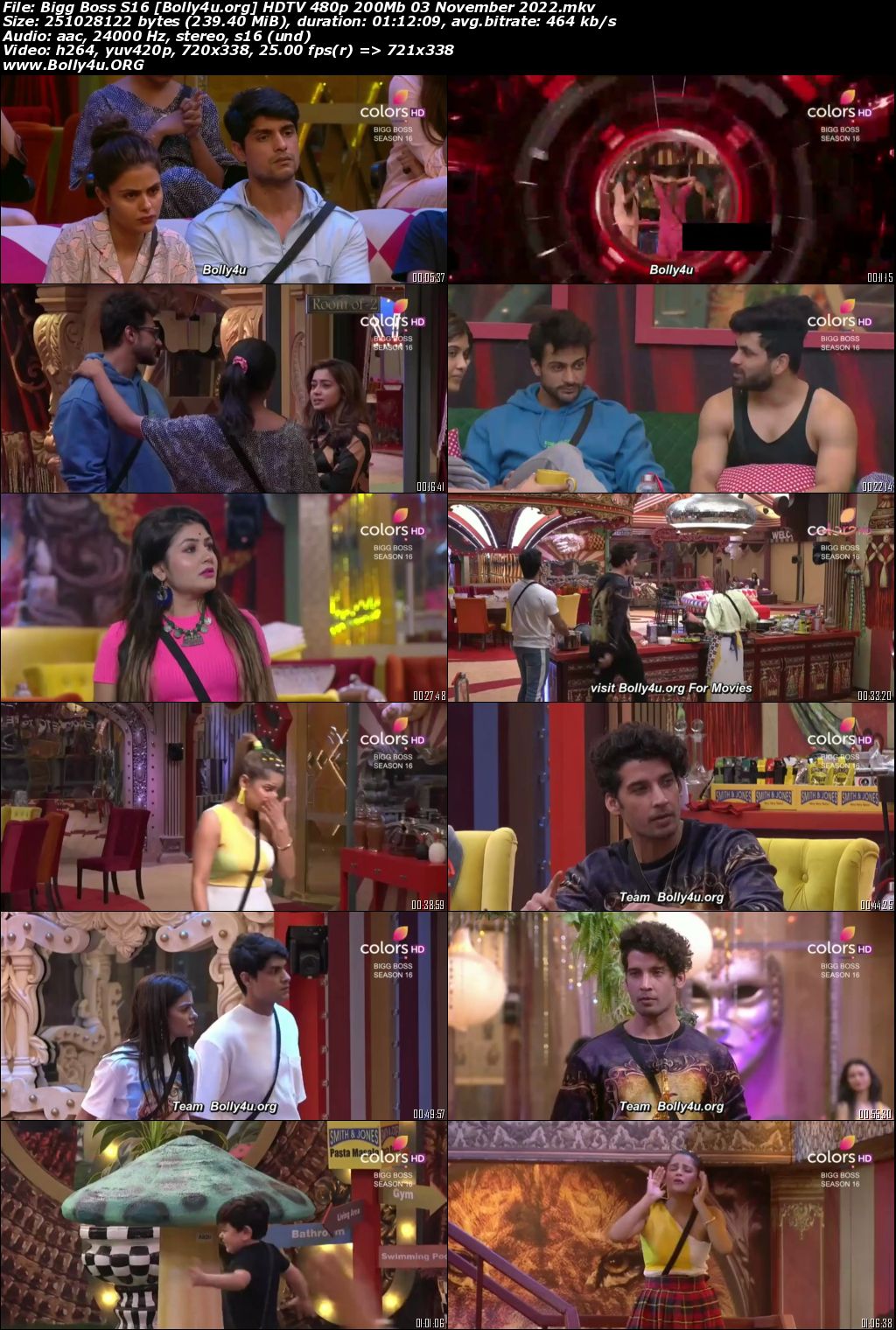 Bigg Boss S16 HDTV 480p 200Mb 03 November 2022 Download Bigg Boss S16 HDTV 480p 200Mb 03 November 2022 Download