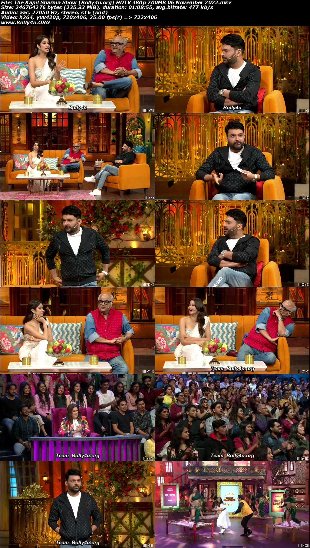 The Kapil Sharma Show HDTV 480p 200MB 06 November 2022 The Kapil Sharma Show HDTV 480p 200MB 06 November 2022