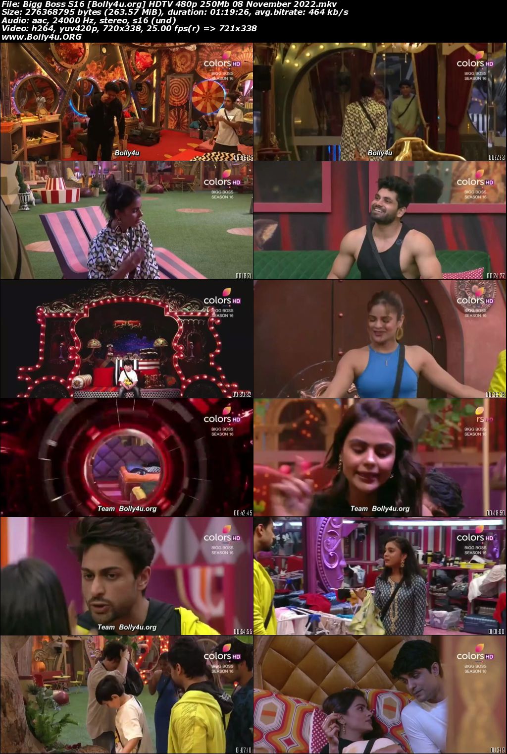 Bigg Boss S16 HDTV 480p 250Mb 08 November 2022 Download Bigg Boss S16 HDTV 480p 250Mb 08 November 2022 Download