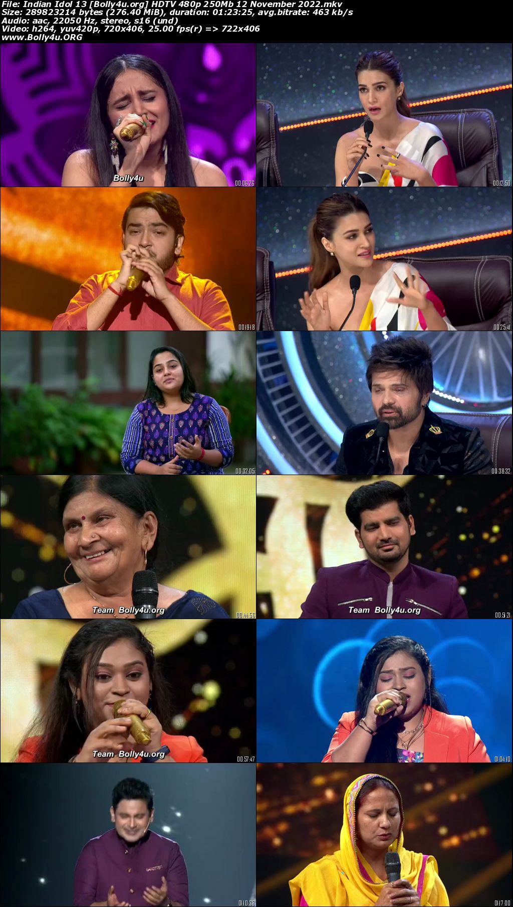 Indian Idol 13 HDTV 480p 250Mb 12 November 2022 Download Indian Idol 13 HDTV 480p 250Mb 12 November 2022 Download