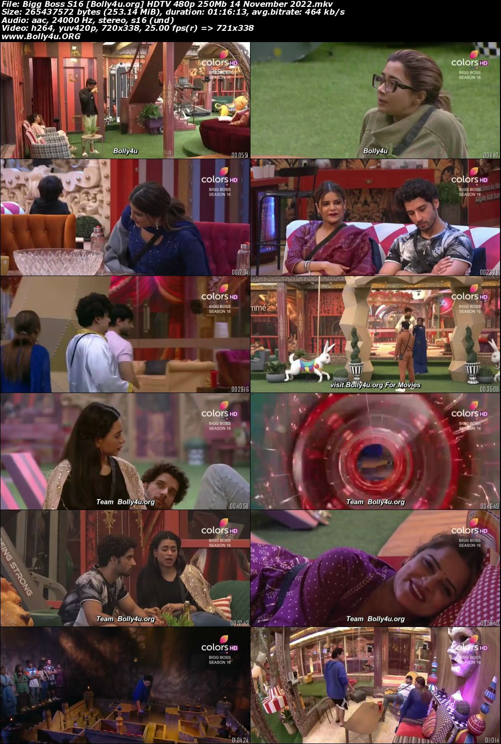 Bigg Boss S16 HDTV 480p 250Mb 14 November 2022 Download Bigg Boss S16 HDTV 480p 250Mb 14 November 2022 Download