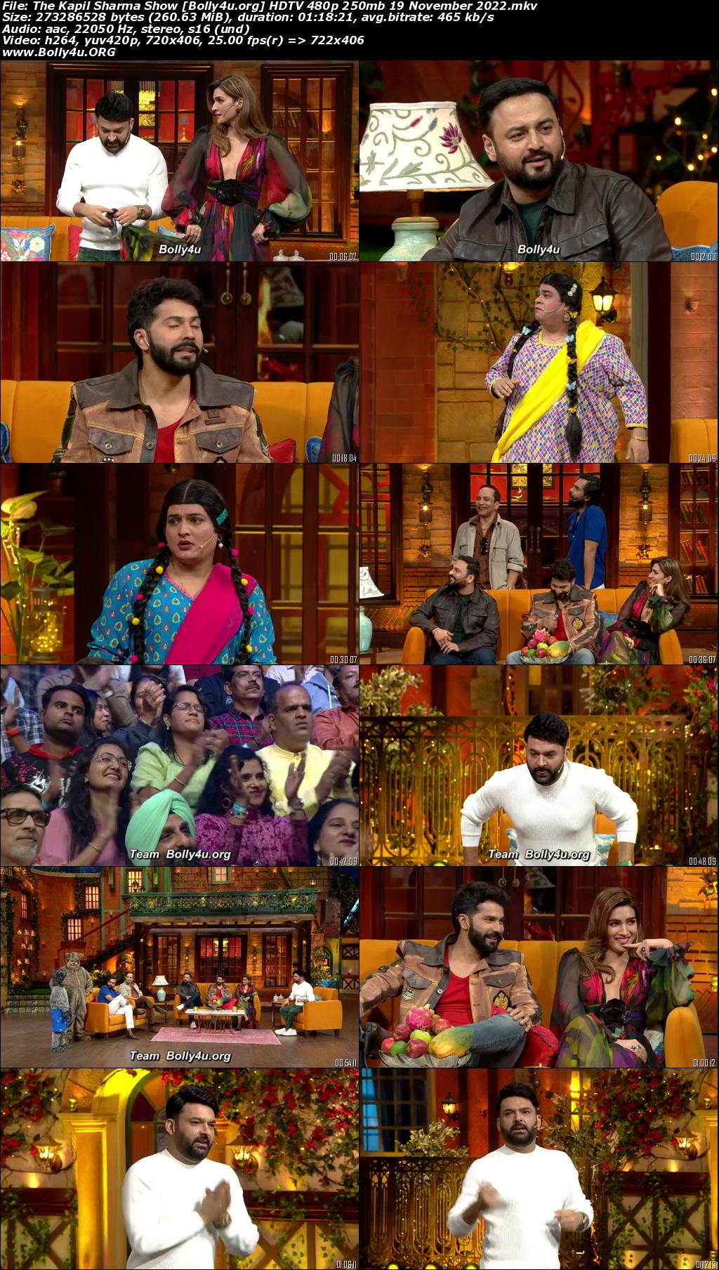 The Kapil Sharma Show HDTV 480p 250Mb 19 November 2022 Download The Kapil Sharma Show HDTV 480p 250Mb 19 November 2022 Download