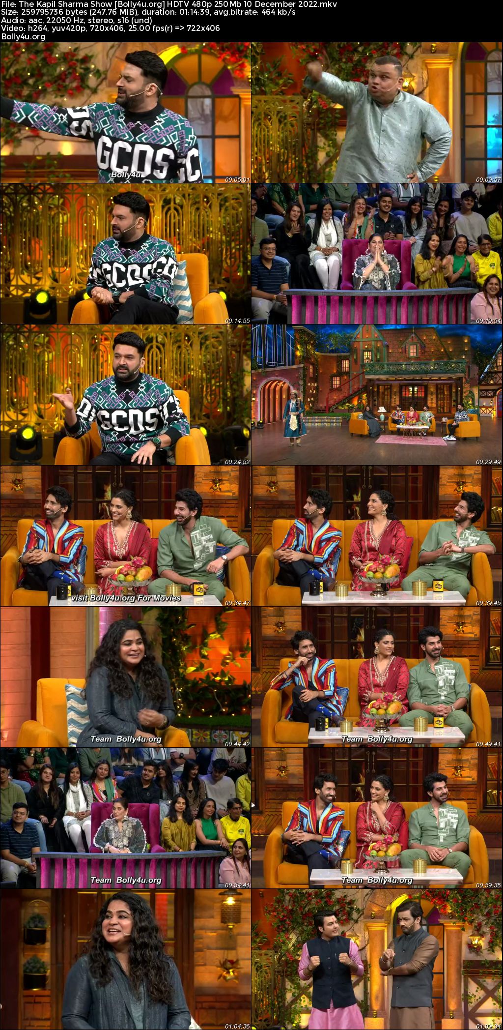 The Kapil Sharma Show HDTV 480p 250Mb 10 December 2022 Download The Kapil Sharma Show HDTV 480p 250Mb 10 December 2022 Download