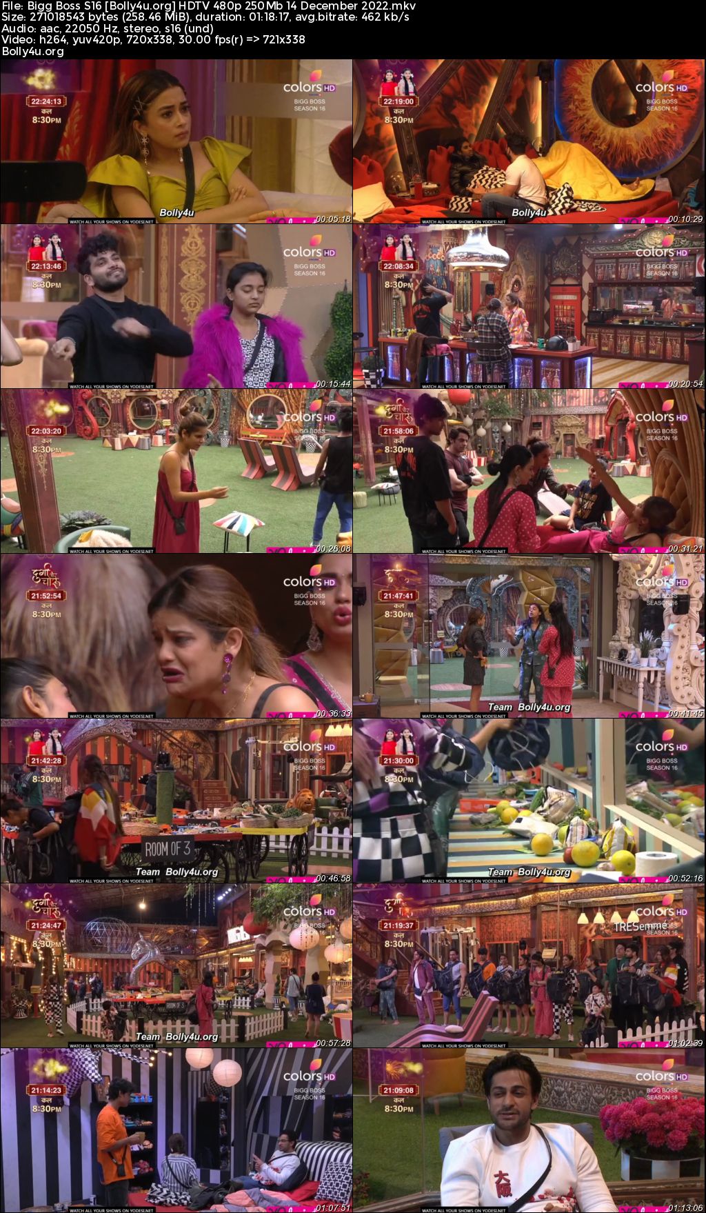 Bigg Boss S16 HDTV 480p 250Mb 14 December 2022 Download Bigg Boss S16 HDTV 480p 250Mb 14 December 2022 Download