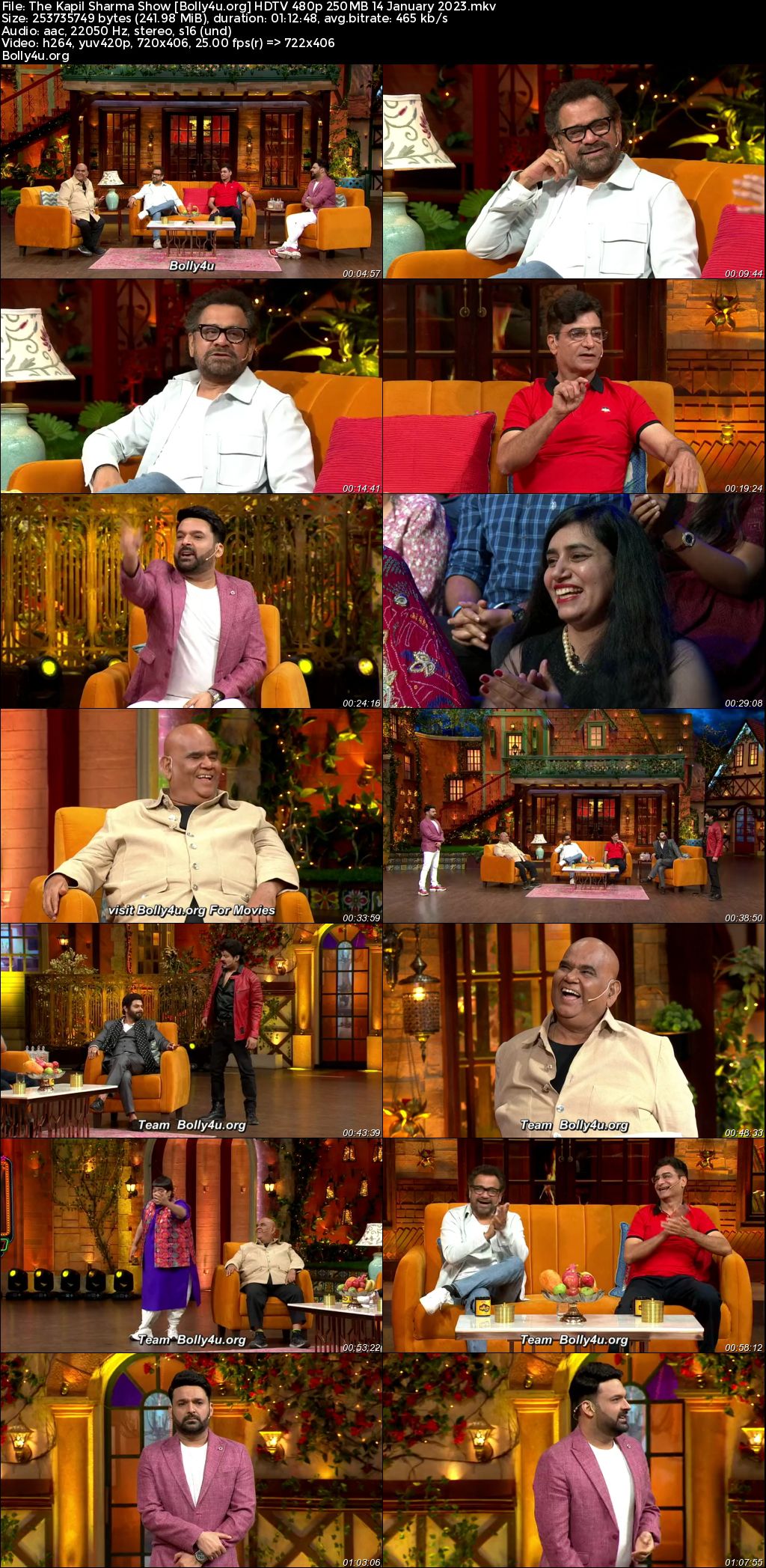 The Kapil Sharma Show HDTV 480p 250MB 14 January 2023 Download The Kapil Sharma Show HDTV 480p 250MB 14 January 2023 Download