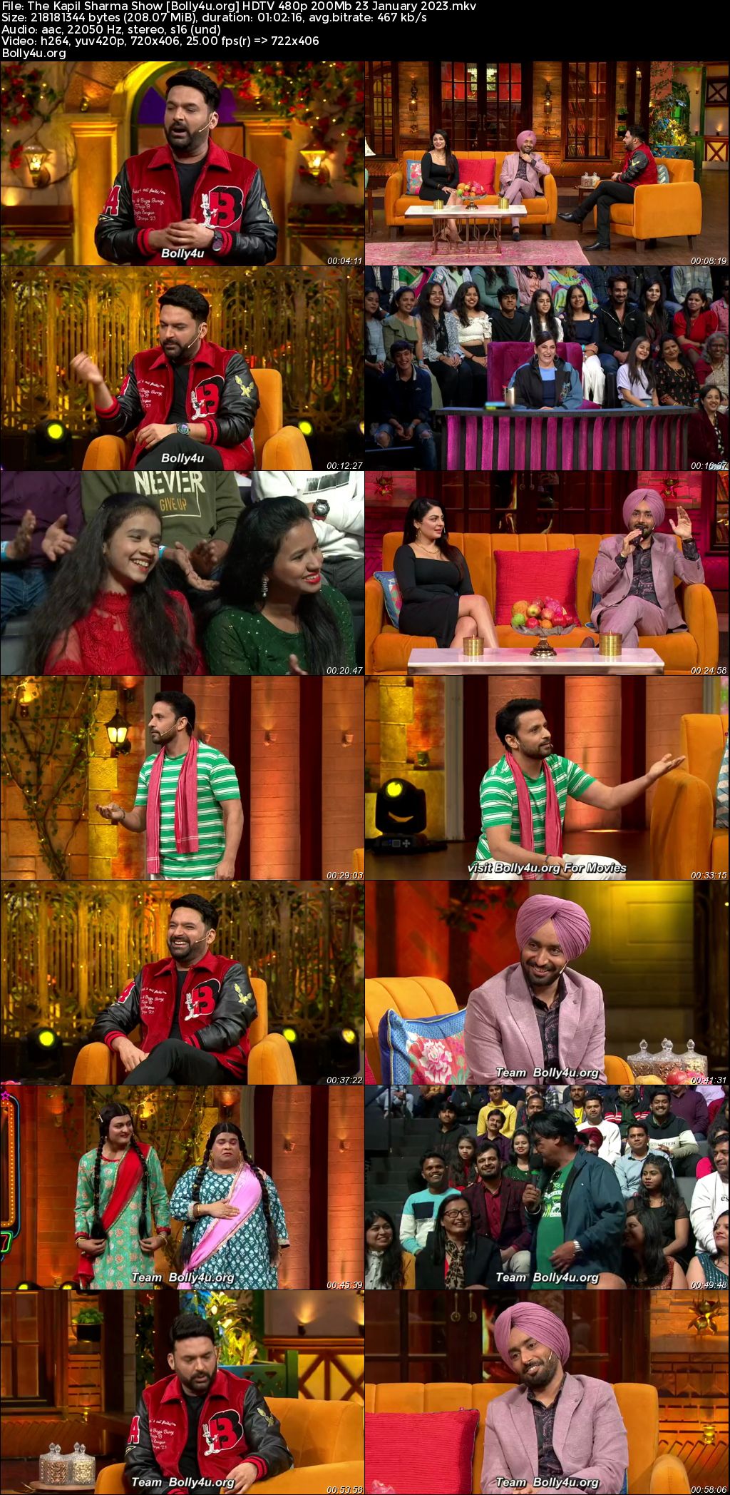 The Kapil Sharma Show HDTV 480p 200Mb 23 January 2023 Download The Kapil Sharma Show HDTV 480p 200Mb 23 January 2023 Download