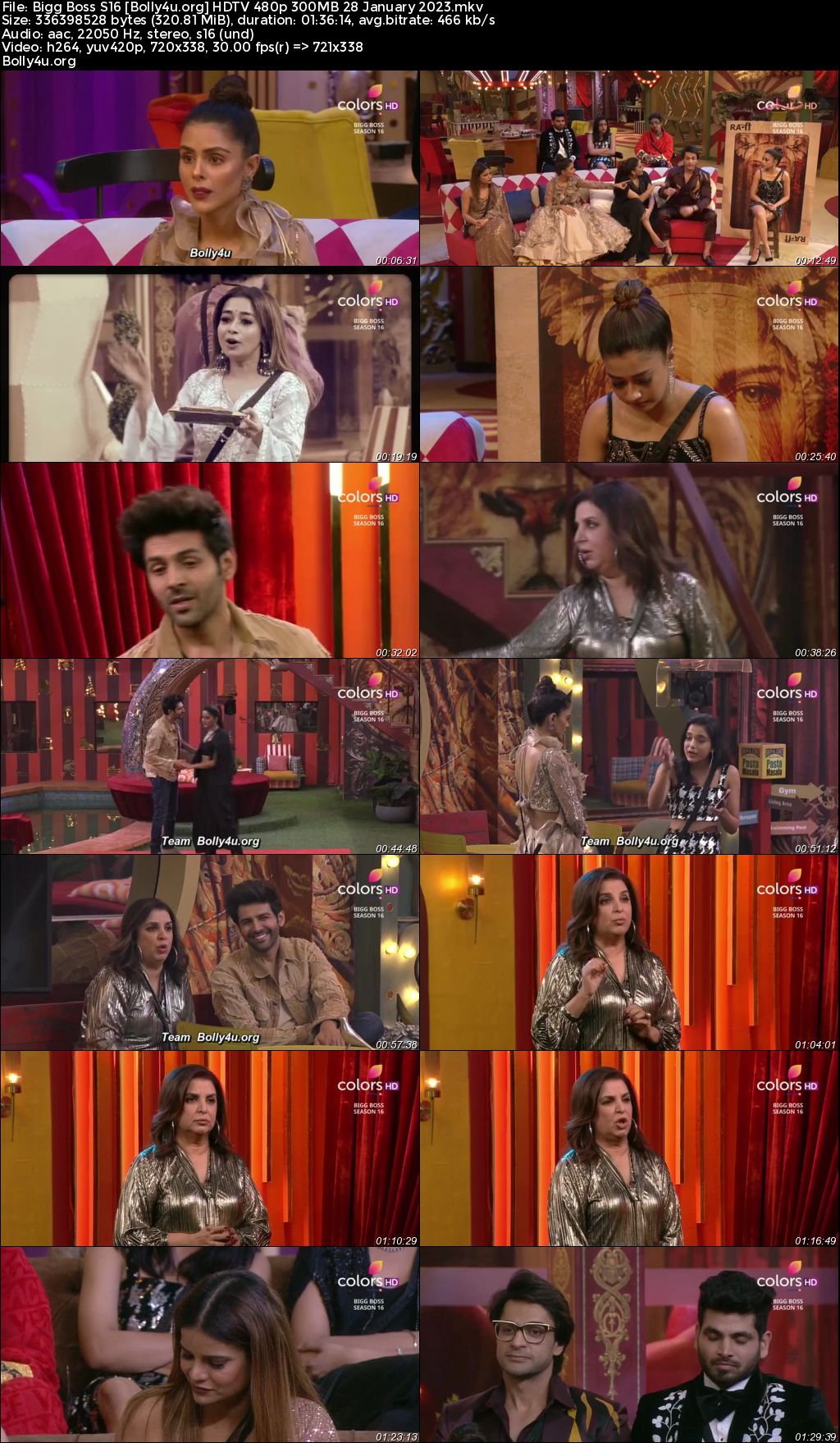 Bigg Boss S16 HDTV 480p 300MB 28 January 2023 Download Bigg Boss S16 HDTV 480p 300MB 28 January 2023 Download