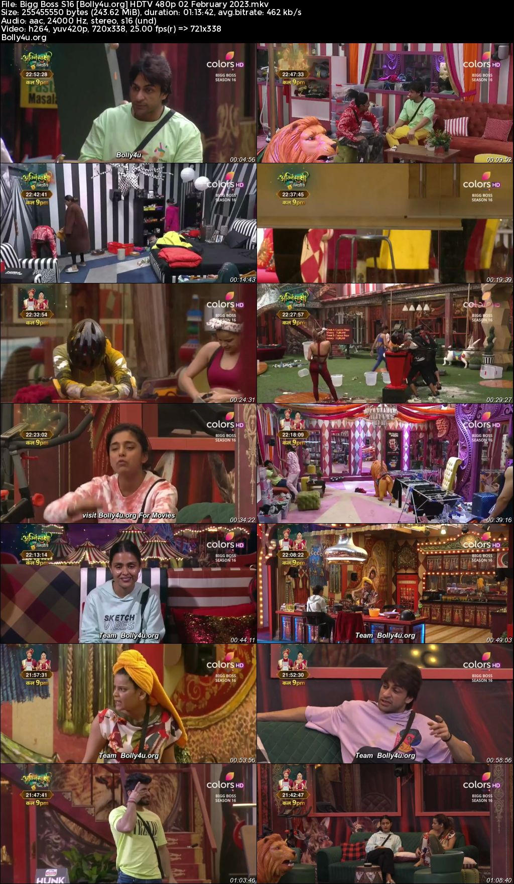 Bigg Boss S16 HDTV 480p 200MB 02 February 2023 Download Bigg Boss S16 HDTV 480p 200MB 02 February 2023 Download