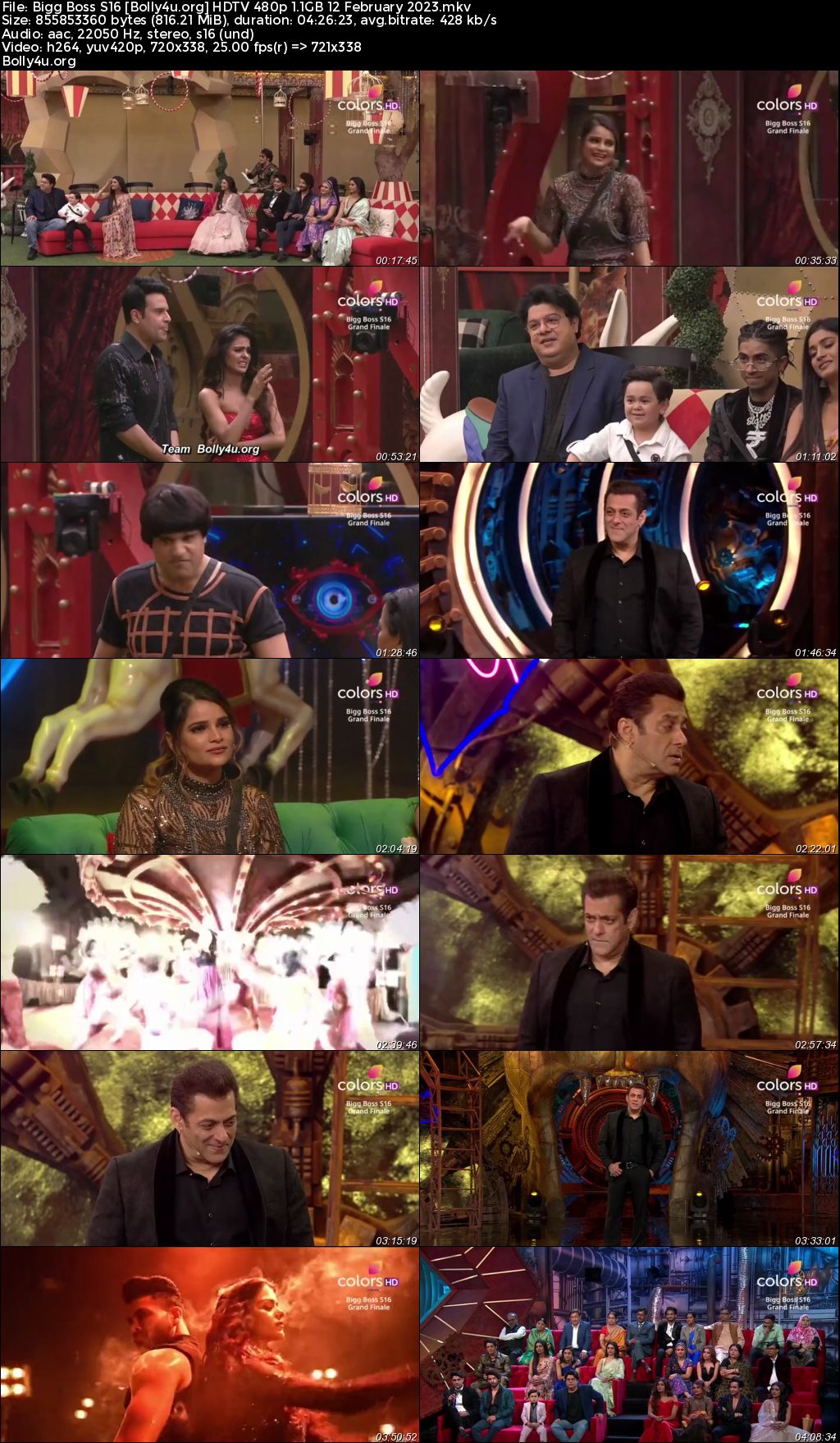 Bigg Boss S16 HDTV 480p 1.1GB Grand Finale 12 February 2023 Download Bigg Boss S16 HDTV 480p 1.1GB Grand Finale 12 February 2023 Download