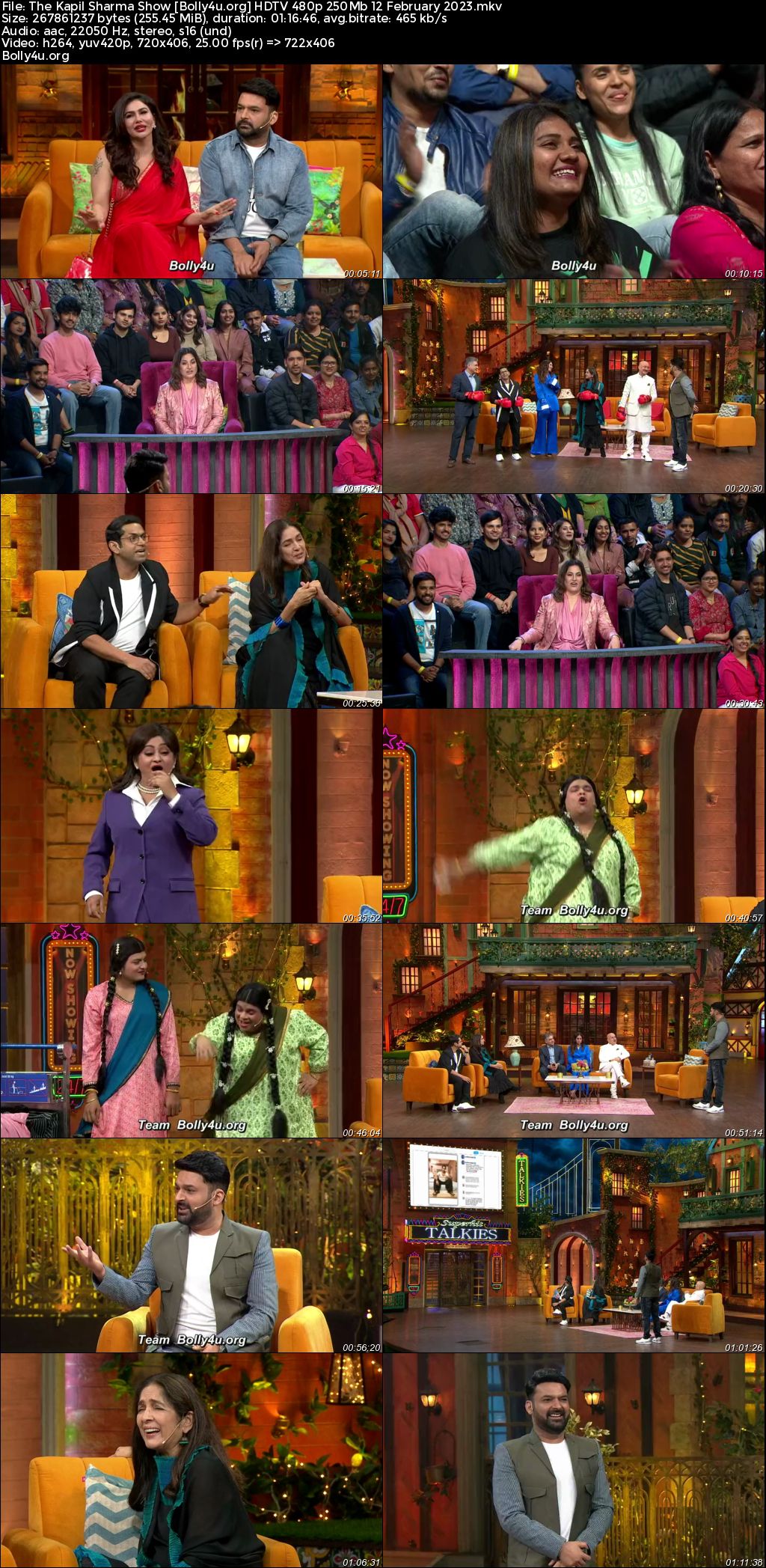 The Kapil Sharma Show HDTV 480p 250Mb 12 February 2023 Download The Kapil Sharma Show HDTV 480p 250Mb 12 February 2023 Download