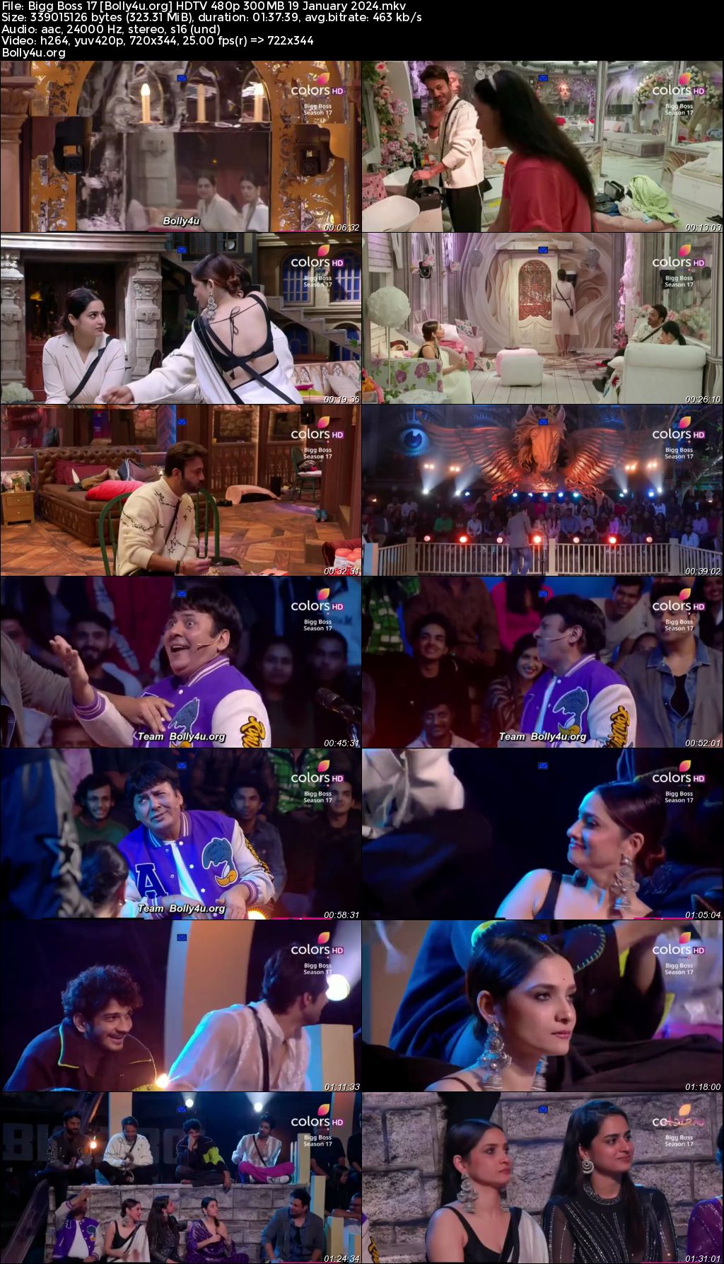 Bigg Boss 17 HDTV 480p 300MB 19 January 2024 Download Bigg Boss 17 HDTV 480p 300MB 19 January 2024 Download
